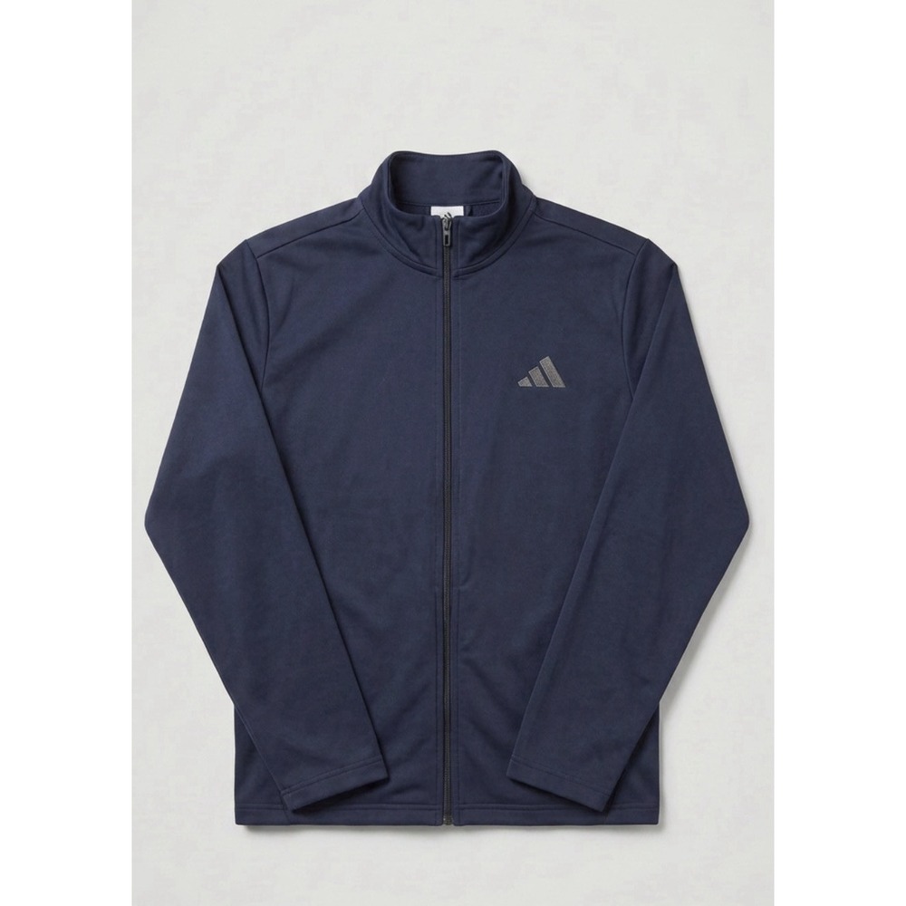 Adidas Men's Navy Blue Full Zip Athletic Track Jacket Size M